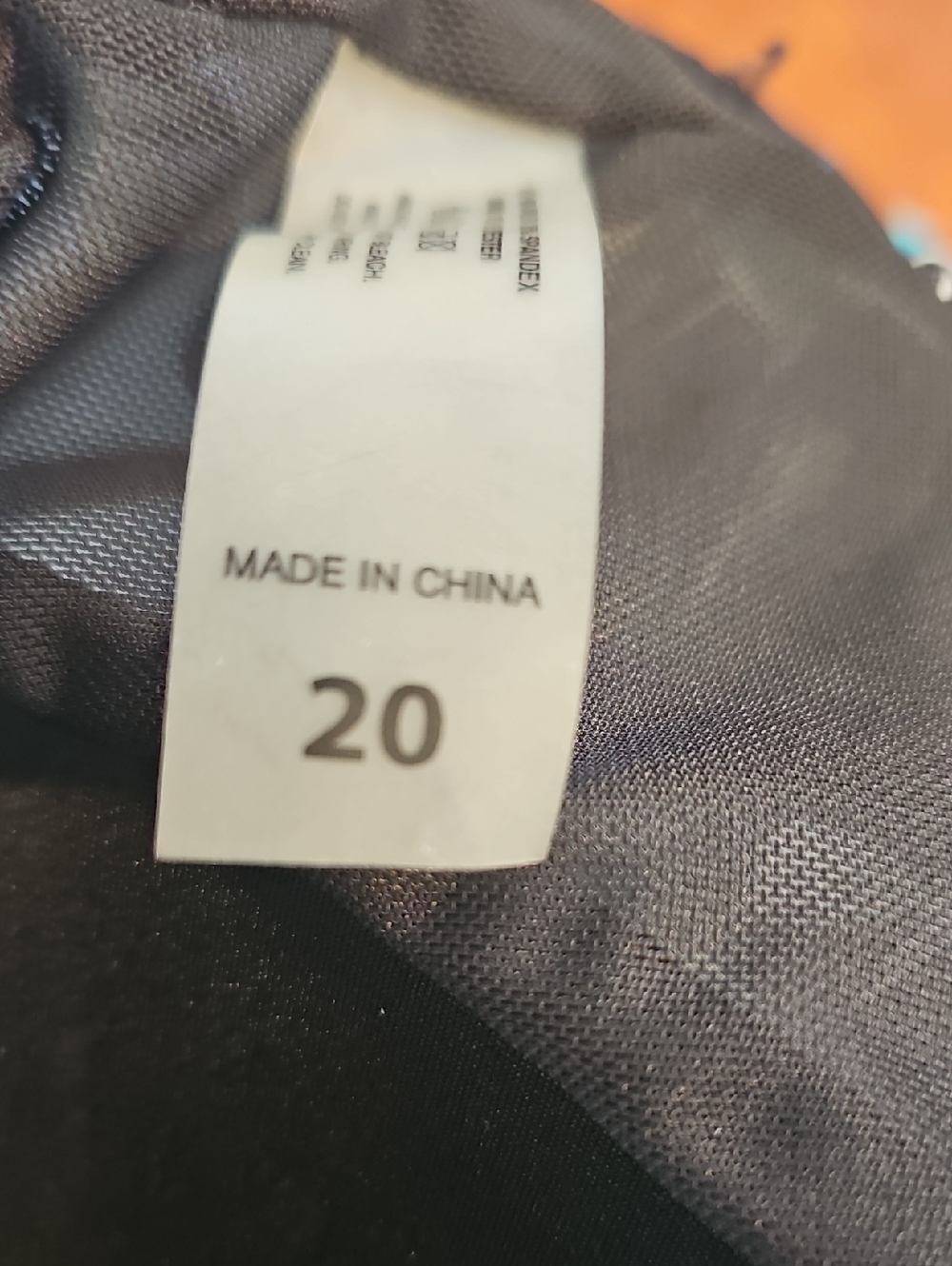 NWT Fullfitall Blue Poppies Flared Tankini Top - Plus Size 20 - Picture 8 of 9